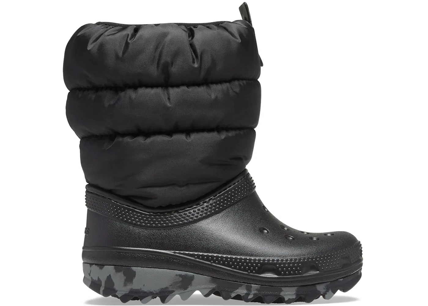 Детские сапоги утепленные Crocs Classic Neo Puff Boot, Black