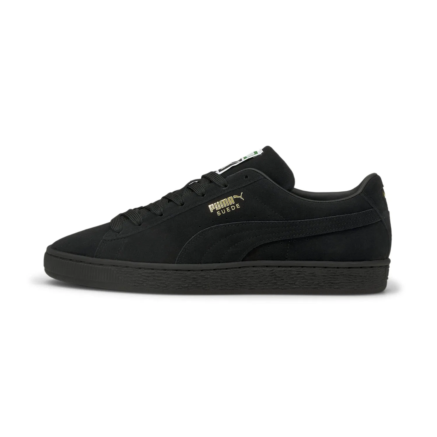 Детские кроссовки для девочек с верхом из замши PUMA, Black