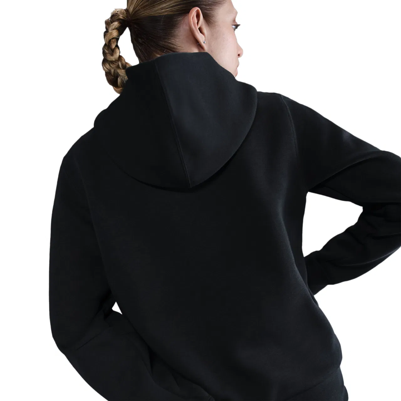 Женское худи NSW Tech Fleece Nike, черный — фото 2