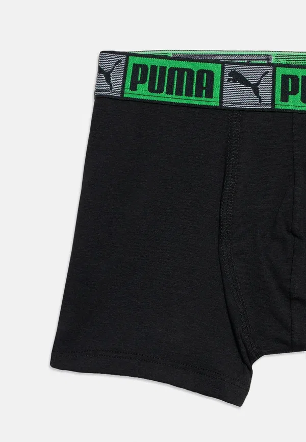 Трусы с принтом Puma, черный/зеленый — фото 4
