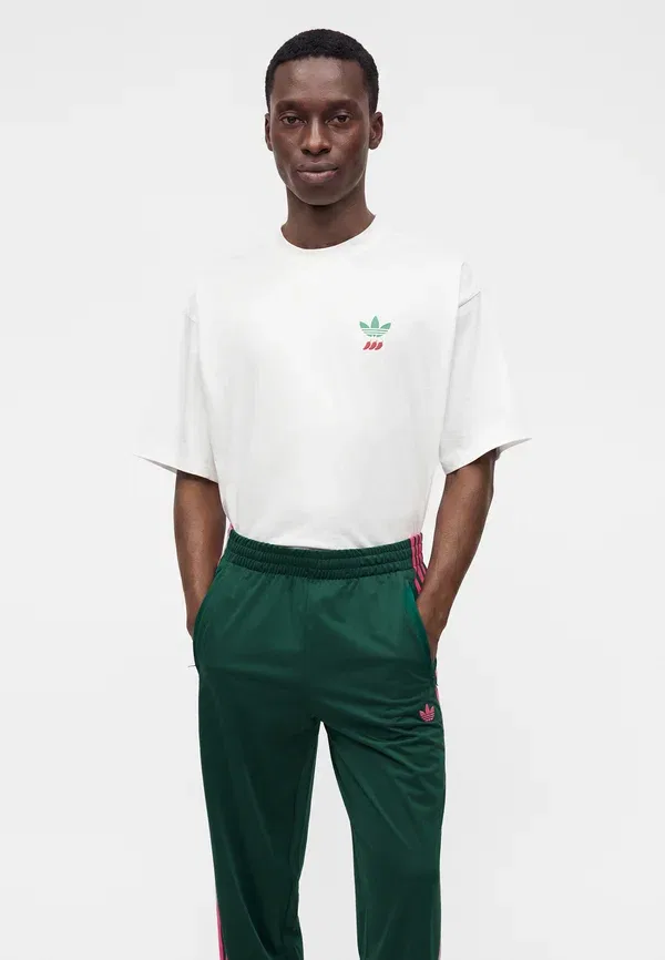 Тренировочные штаны Firebird унисекс Adidas Originals, зеленый/розовый — фото 4