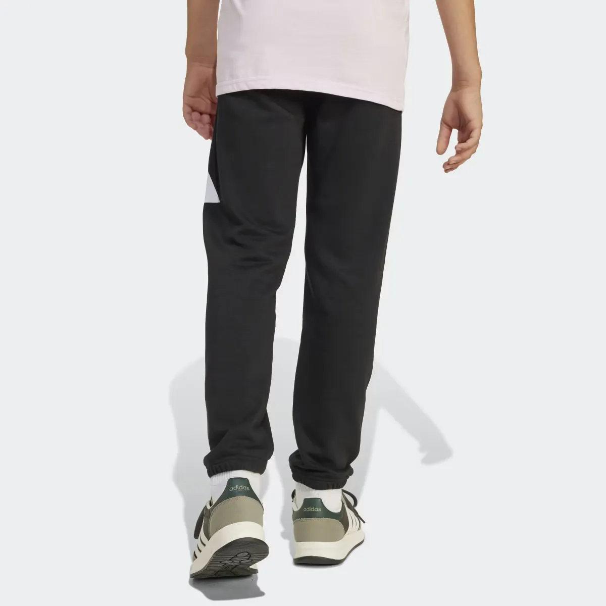 Adidas Essentials Детские брюки, чёрный — фото 2