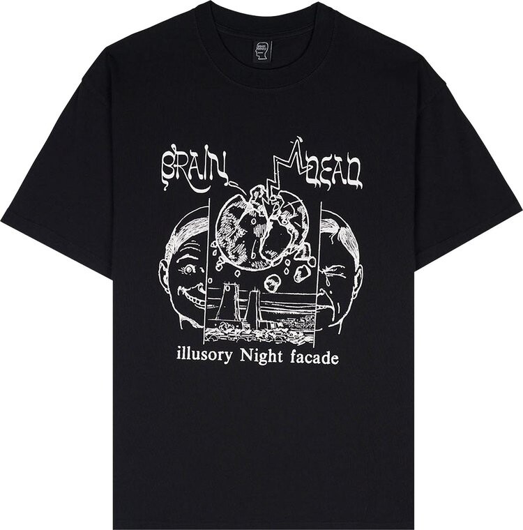 

Футболка Brain Dead Night Facade T-Shirt 'Black', черный