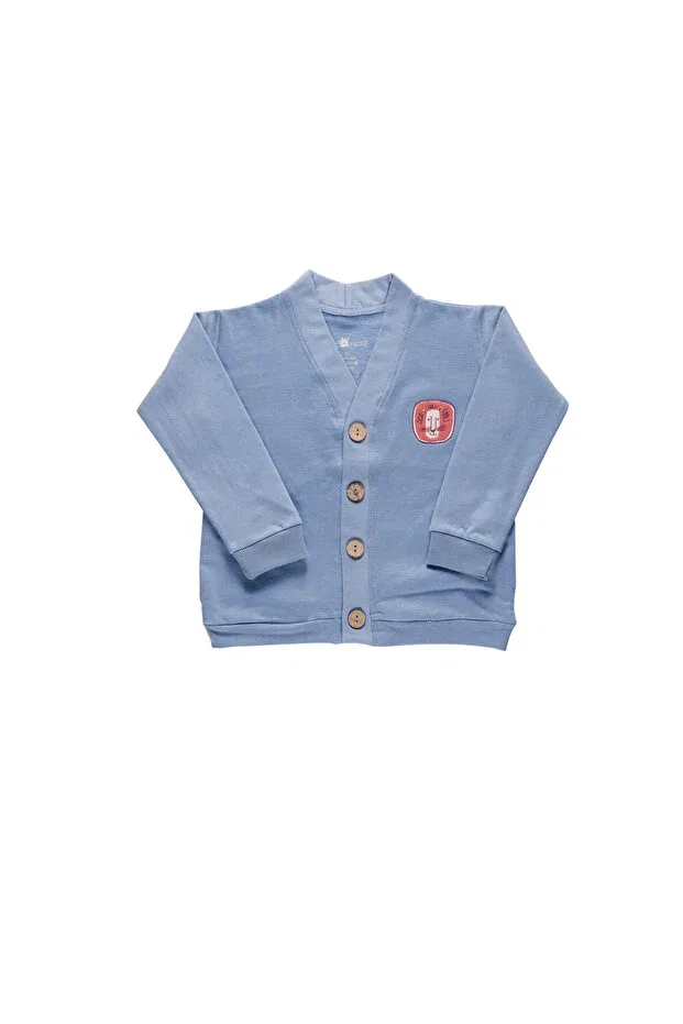 Детский кардиган с длинным рукавом Little Yucca, Light Blue
