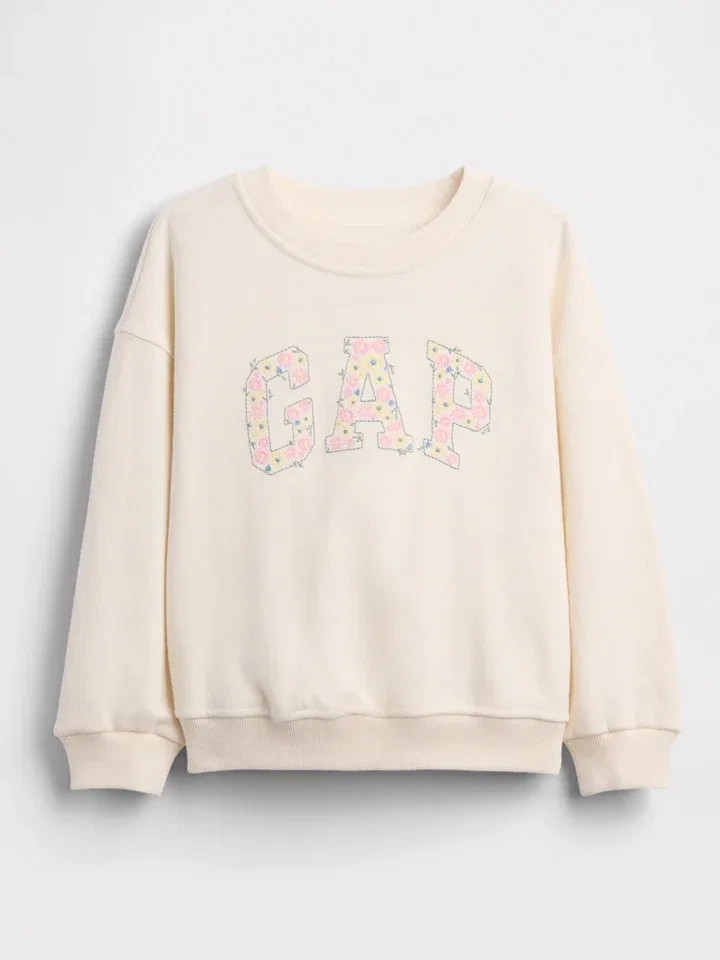 Свитшот хлопковый Gap, бежевый