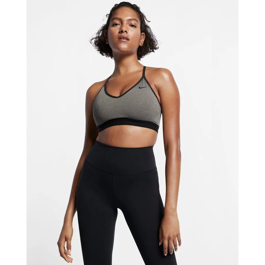Спортивный бюстгальтер Dri-FIT Indy Nike, Серый