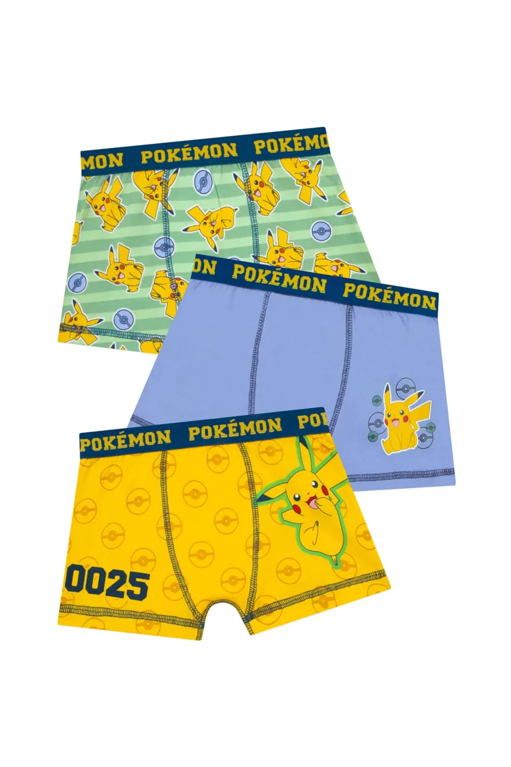 Мужские боксеры с принтом Pikachu Pokemon, Multi