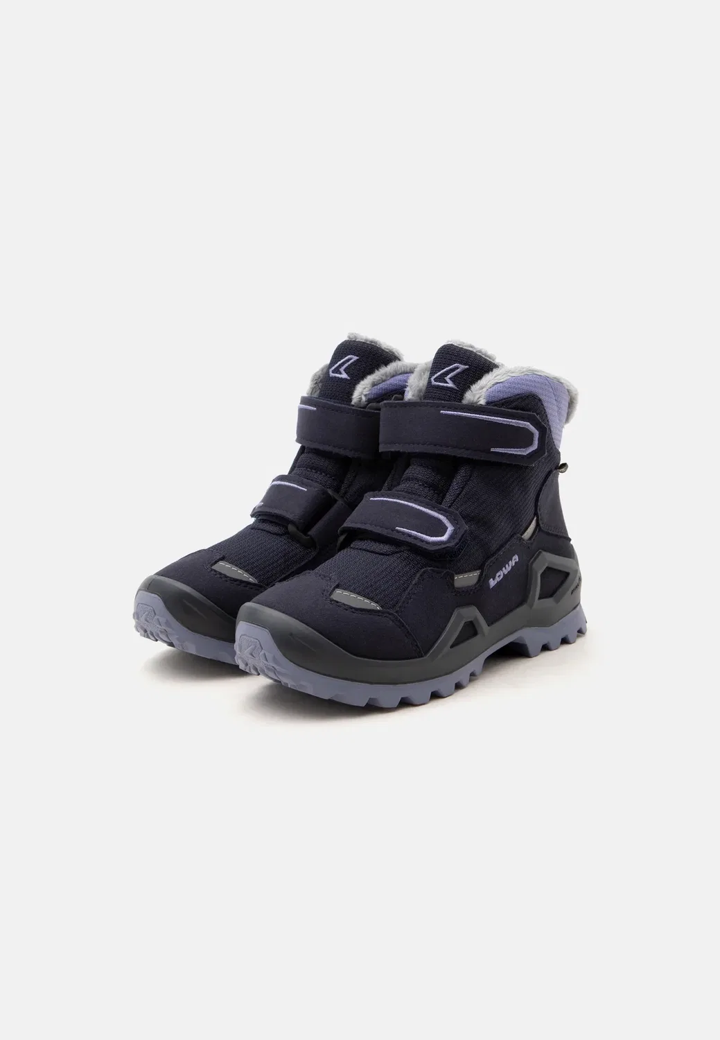 Milo evo gtx mid jr унисекс - зимние ботинки Lowa, Navy/Lavendel — фото 2