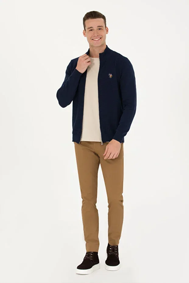 Мужской кардиган с длинным рукавом Basics U.S. Polo Assn., 164809 — фото 4