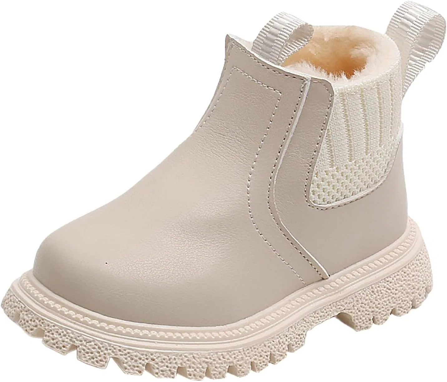 Детские сапоги для девочек с сеткой и шнуровкой WGRIF, Beige