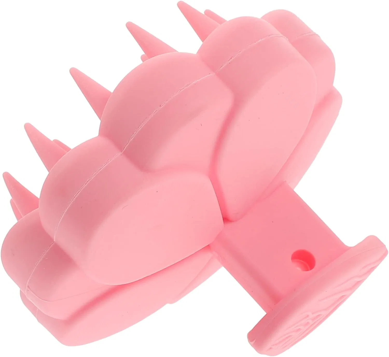 Массажер для кожи головы, Healeved, 1 шт, 8.5x8.5x6.5 см, Pink