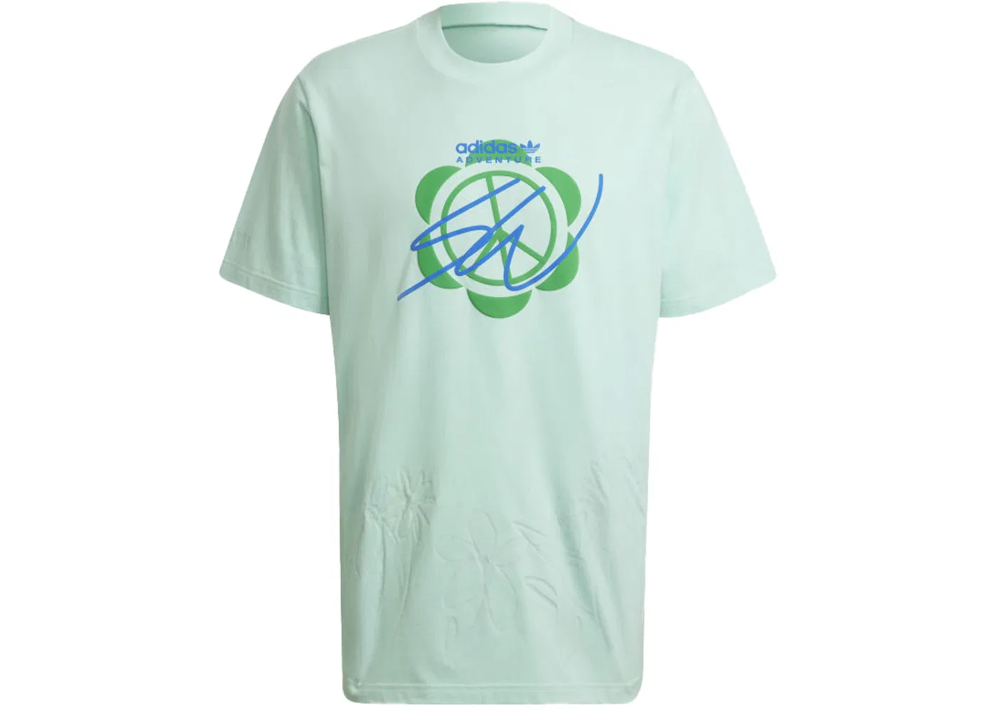 Мужская футболка с принтом Adidas Sean Wotherspoon Superturf Reversible Tee, Clear Mint