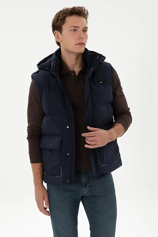 Мужской жилет с принтом U.S. Polo Assn., Navy Blue