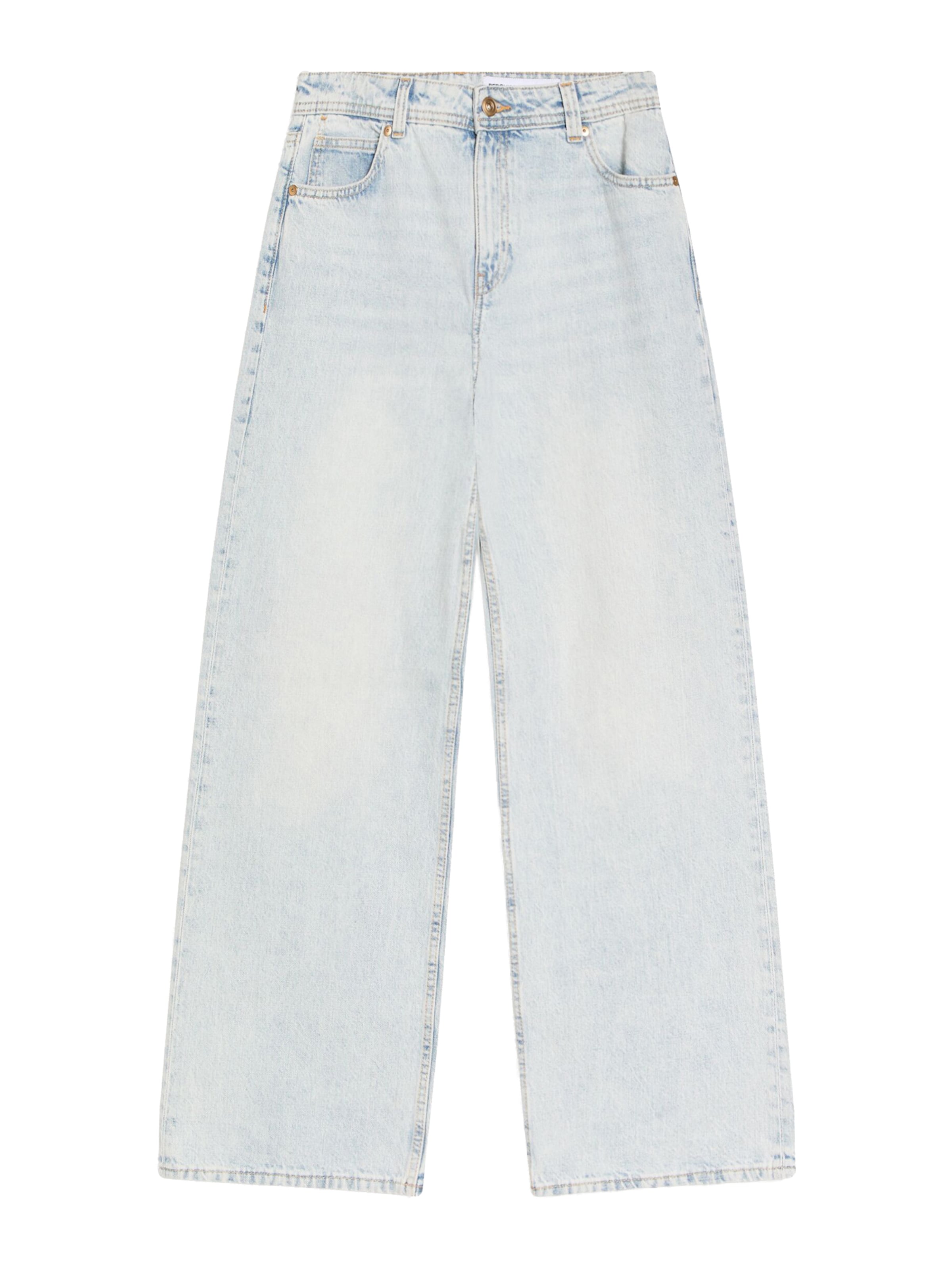 

Bershka Свободные джинсы в пастельно-голубом цвете