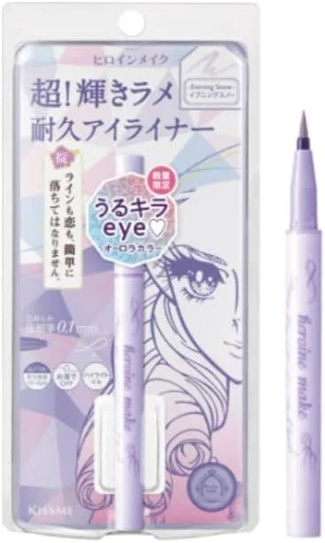 Подводка для глаз Heroine Make Prime Liquid Eyeliner Rich Jewel 08 Evening Snow, 1 шт, лавандовый