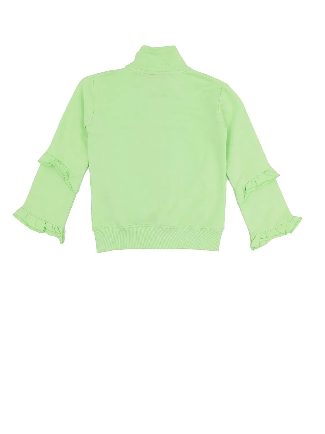 Детский свитшот для девочек Pure Chic Leone 1947 Apparel, Зеленый — фото 2