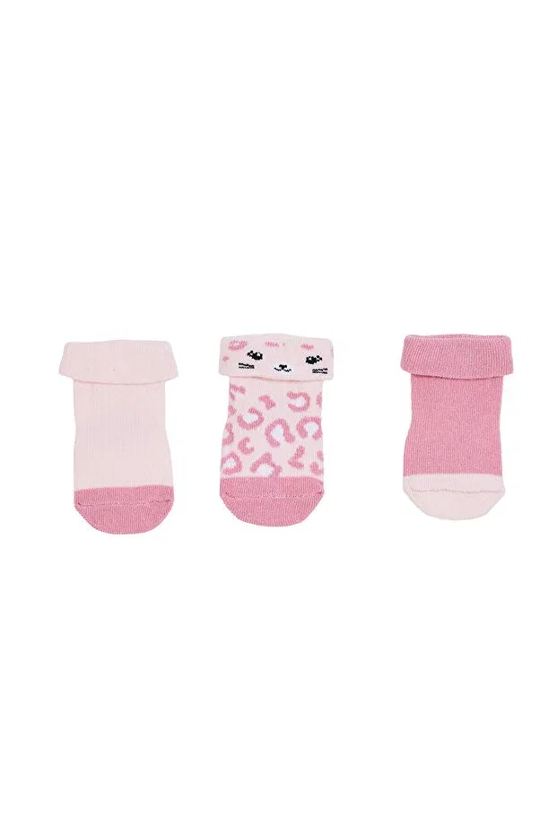 Детские носки для девочек с принтом Hellobaby Ebebek Hello Baby, Pink