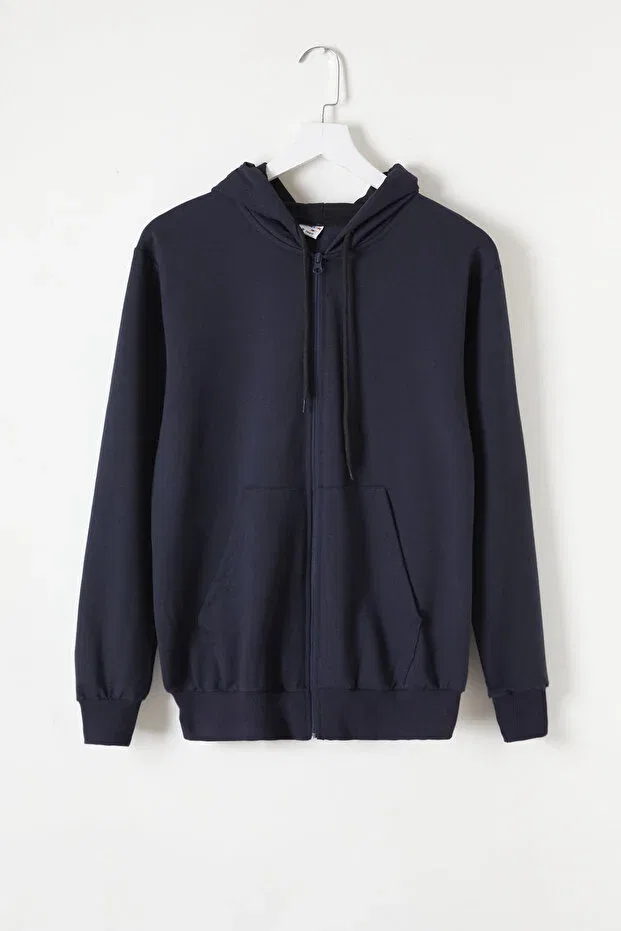 Детский кардиган для мальчиков с капюшоном Cansın Mini, Navy Blue