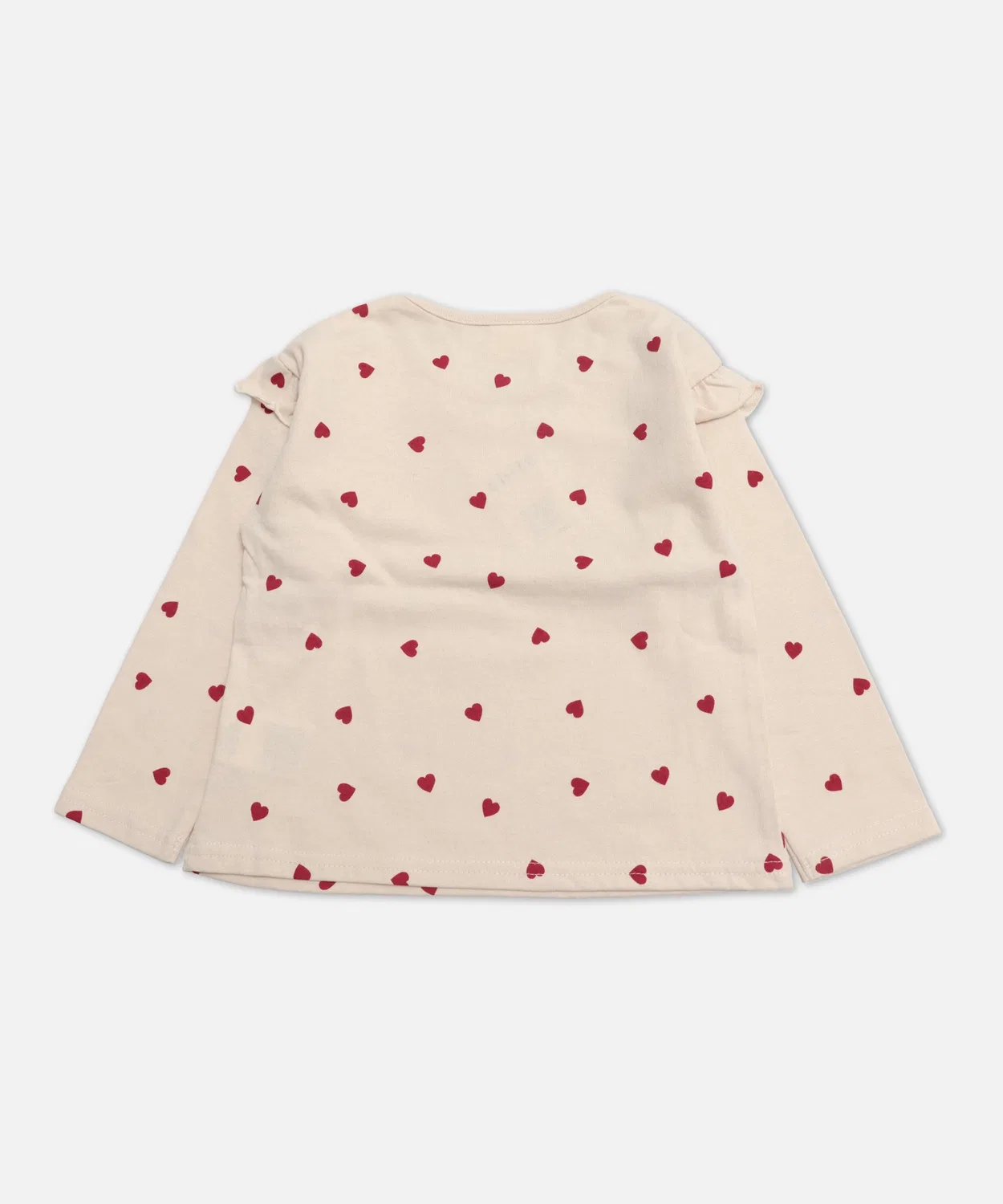 Детская футболка с длинным рукавомс принтом, модель Total Pattern, chil2, Cream — фото 3