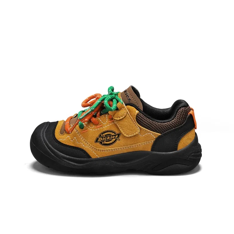 Детские кеды из замши и сетки Dickies, Desert Yellow