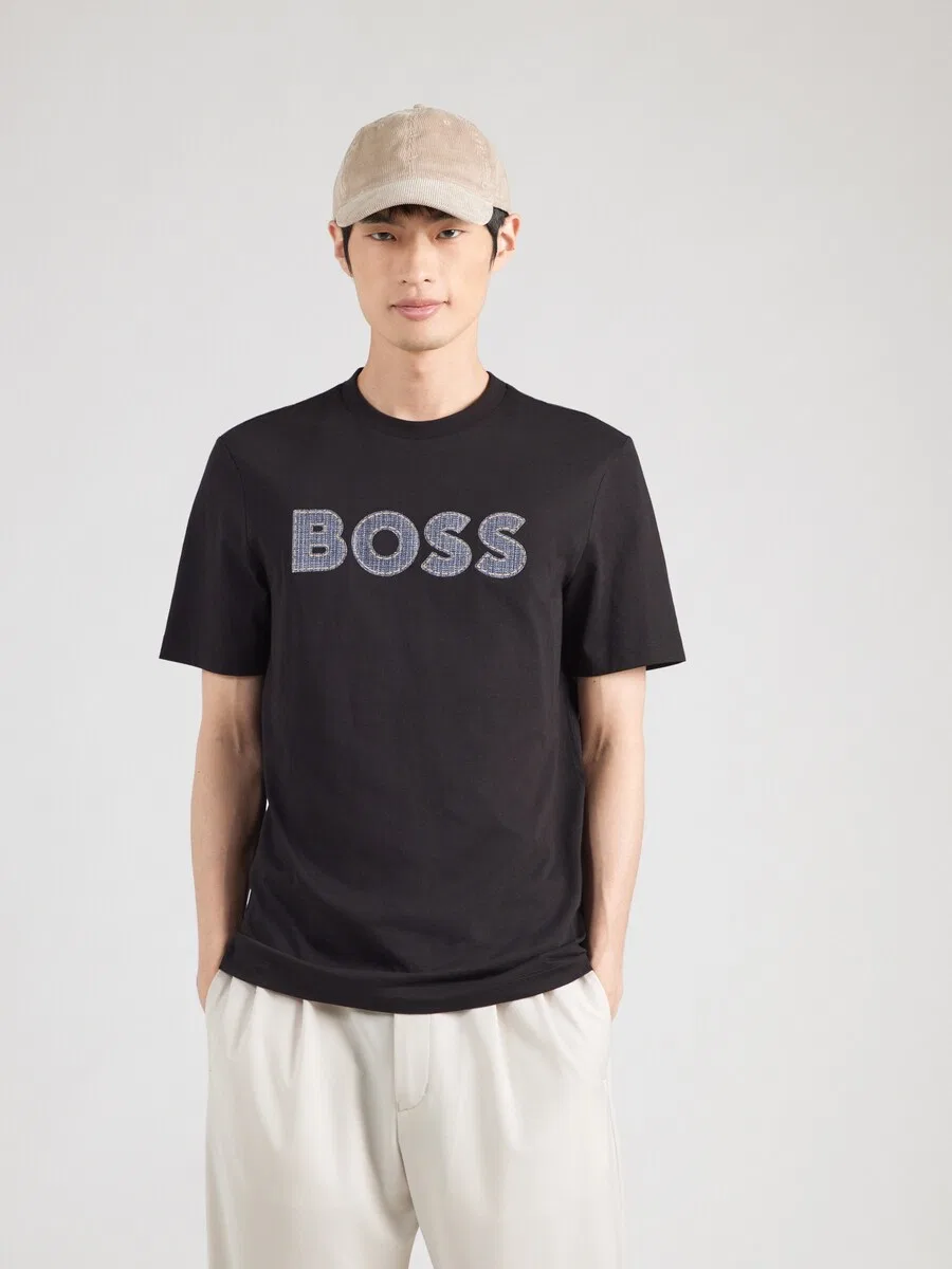 Футболка BOSS C-Thompson 89 черного цвета — фото 2