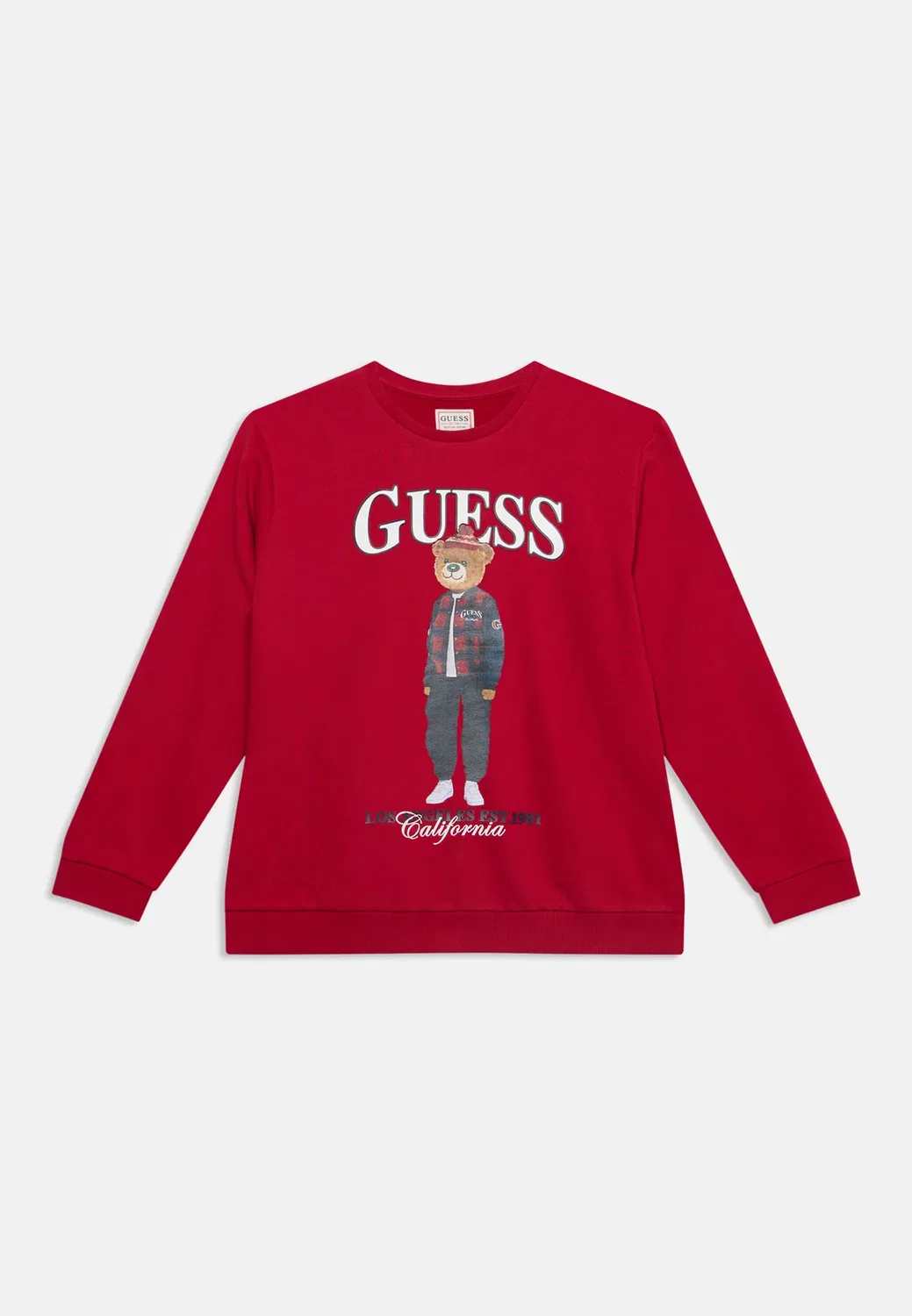 Детская спортивная толстовка для малышей и детей младшего возраста Guess, Chili Red — фото 3