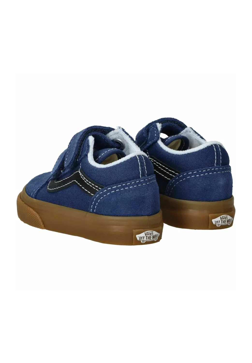 Vn000Vb25Tu1 old skool v gum - детская обувь Vans, Tu True Navy — фото 3
