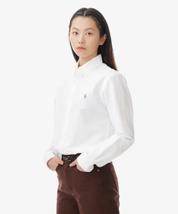 Оксфордская рубашка Custom Fit, Polo Ralph Lauren, белый — фото 4