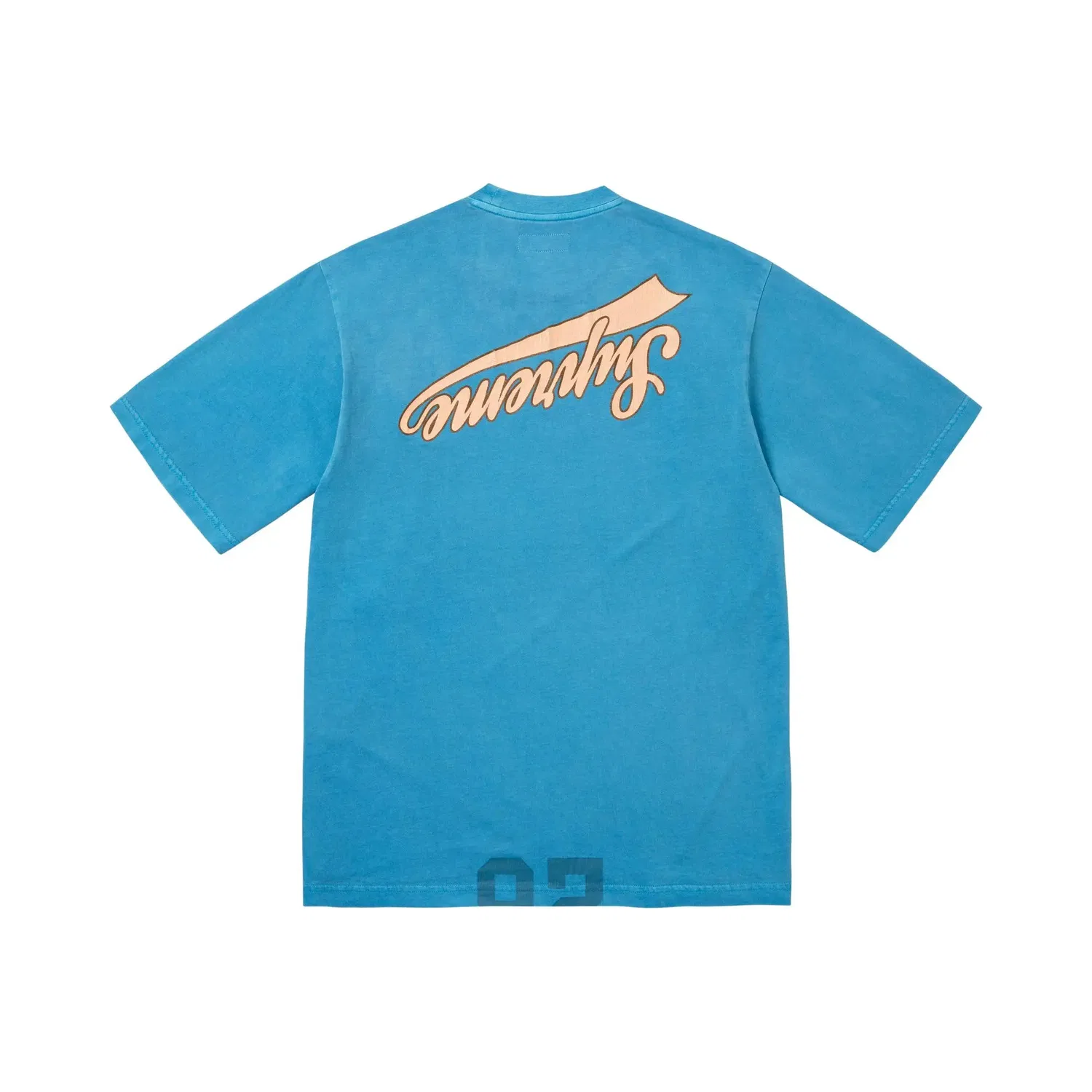 Футболка с принтом Cracked Flipped Supreme, Blue — фото 2