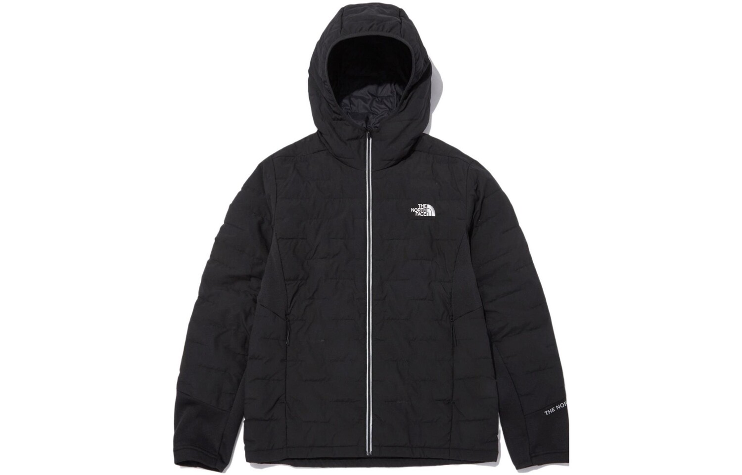 

Стеганая куртка унисекс черная The North Face, черный