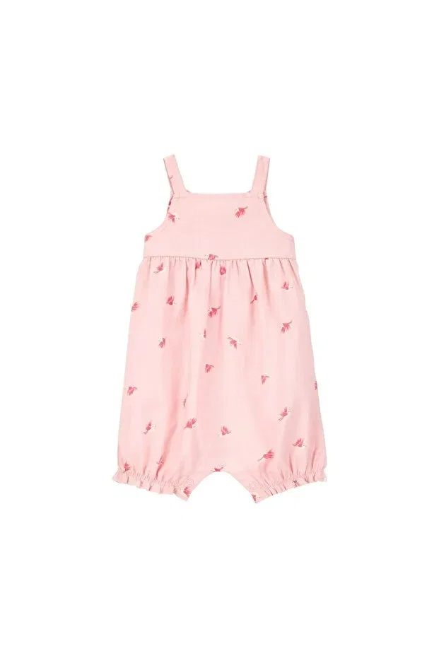 Детский комбинезон для девочек короткий без рукавов Carter's, Pink