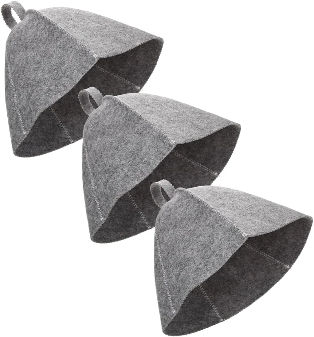 Шапочка для душа, Felt, FRCOLOR, 3 шт, Grey — фото 3