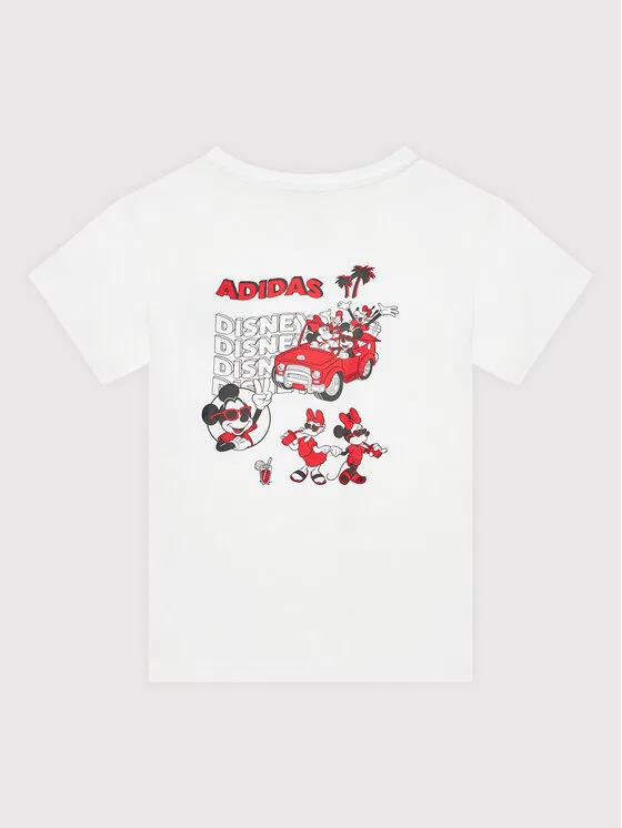 Футболка regular fit Disney Mickey And Friends Adidas, белый — фото 2