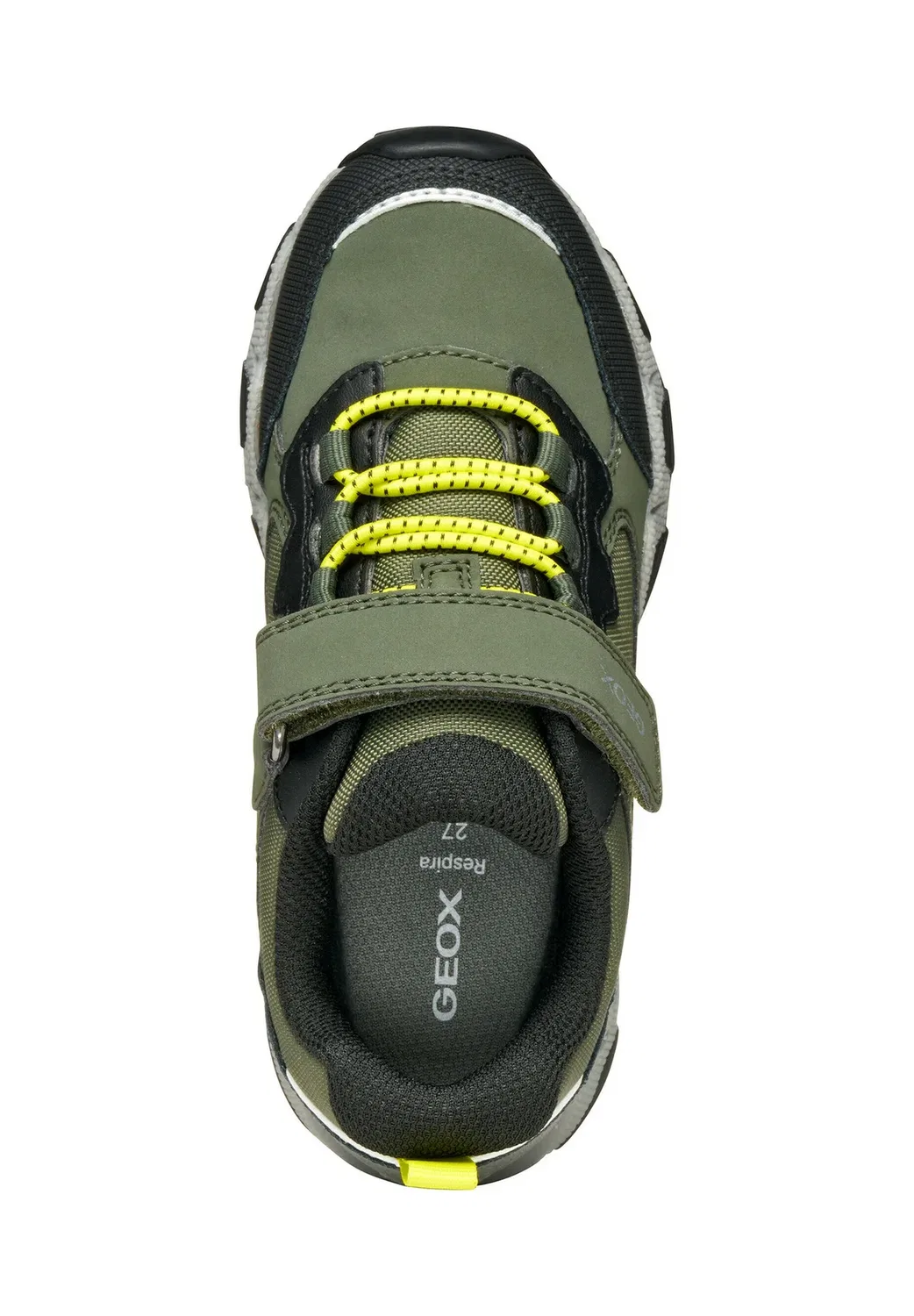 Детские туфельки Geox, Military Lime — фото 3
