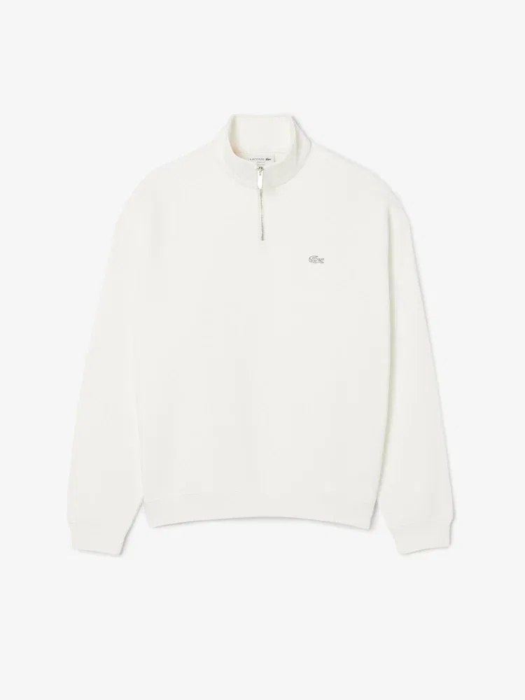 Свитер свободного кроя с полузастежкой LACOSTE — фото 4