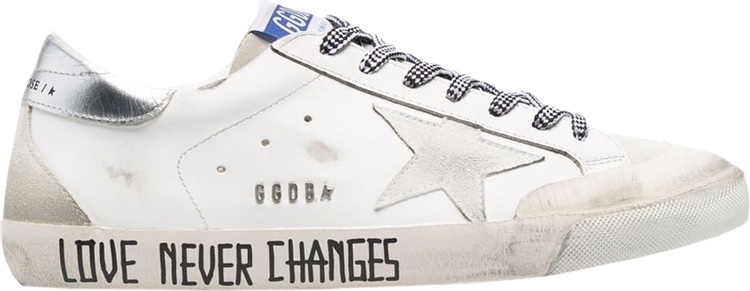 

Кроссовки Golden Goose Superstar Love Never Changes, белый