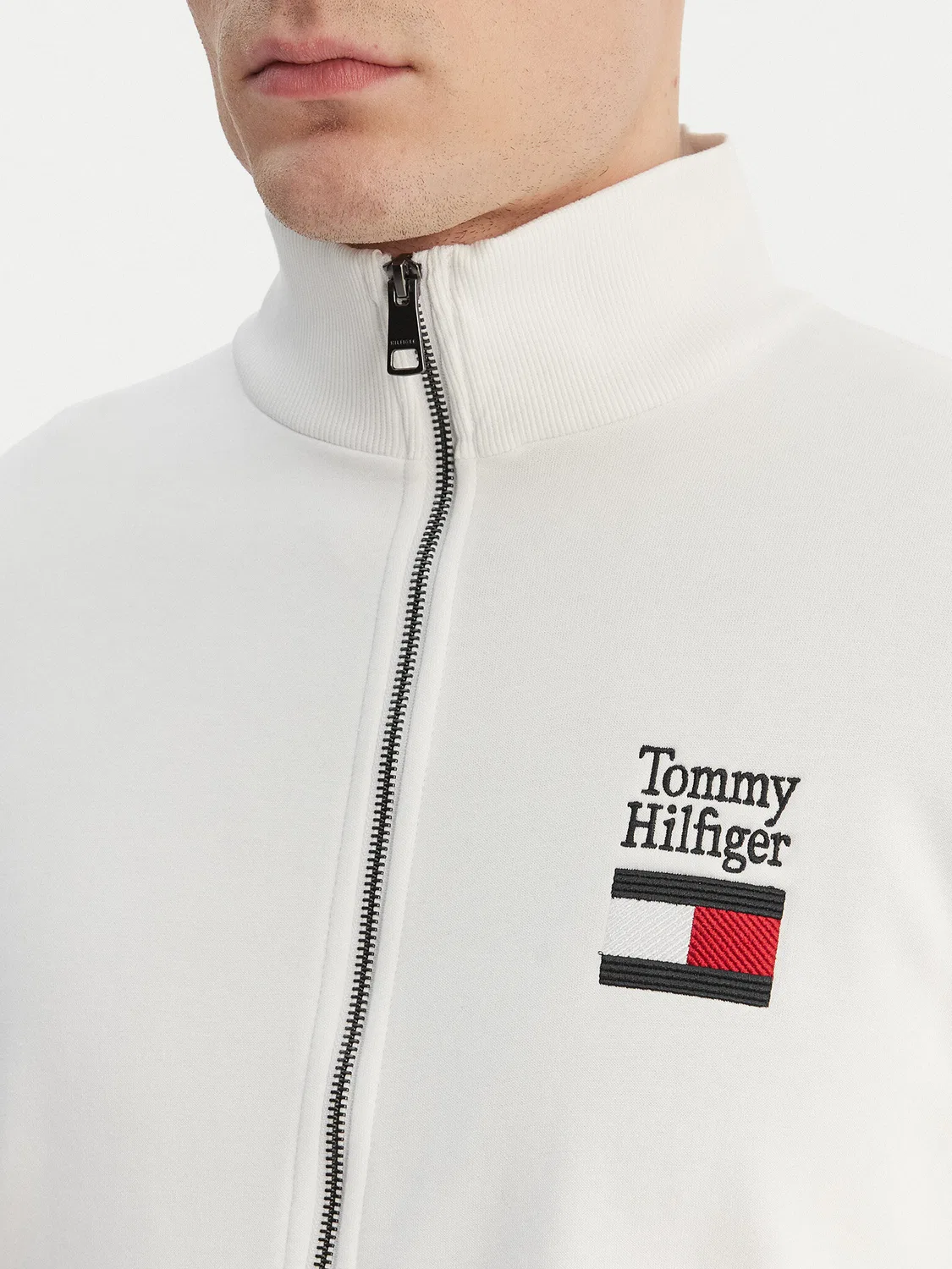 Мужская толстовка стандартного кроя Embro Tommy Hilfiger, белый — фото 4
