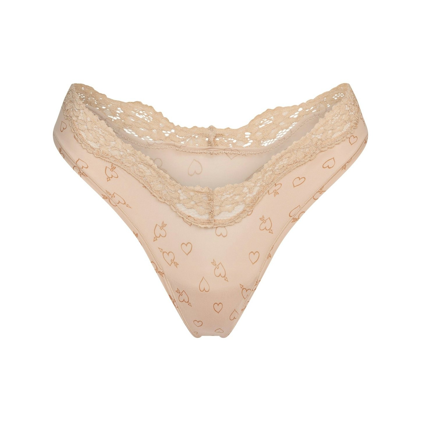 

Трусы-тонг Skims Fits Everybody Lace Dipped, светло-желтый