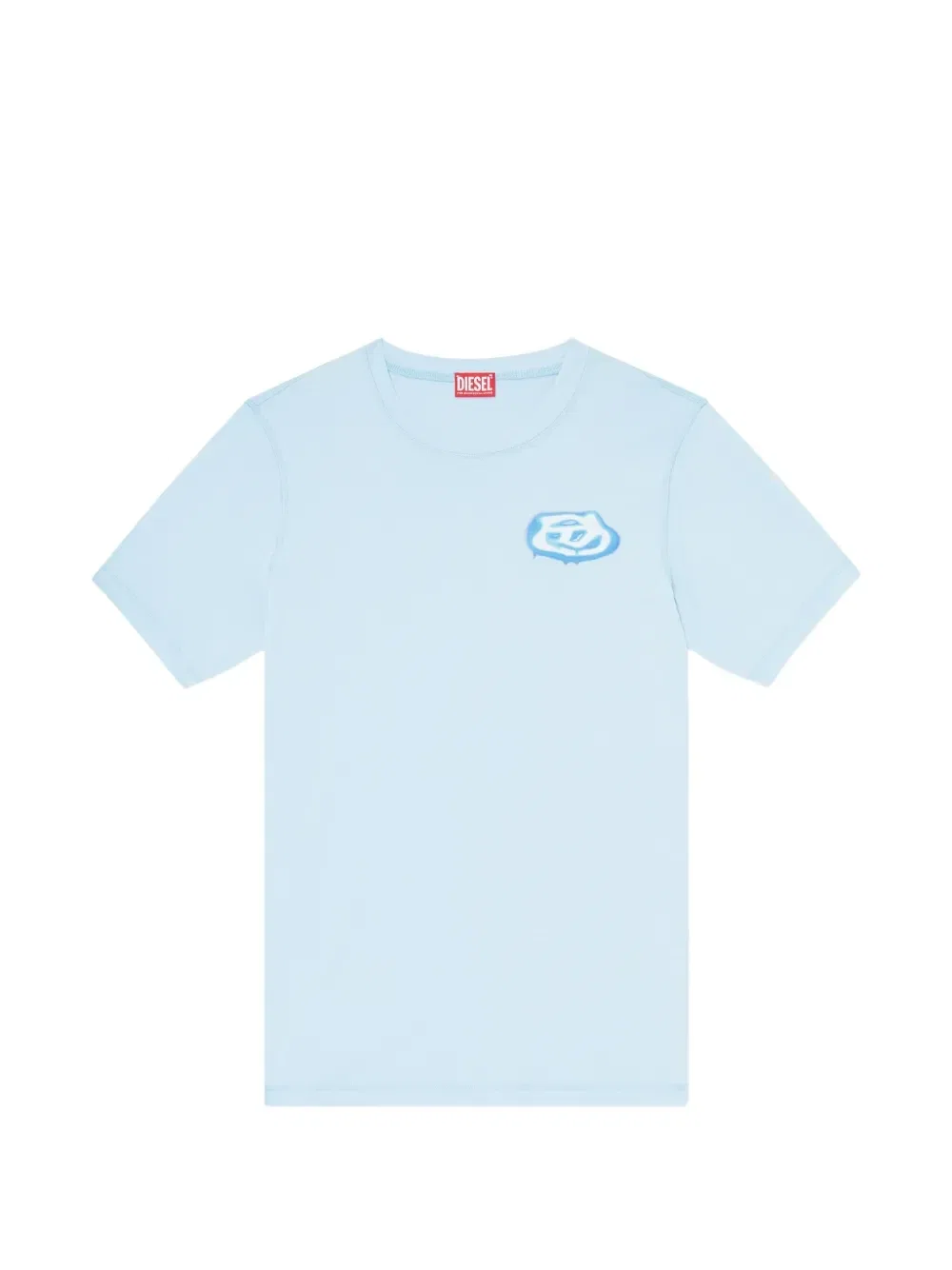 Футболка с логотипом Oval D DIESEL, синий