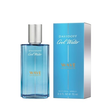 Туалетная вода-спрей для мужчин Zino Davidoff Cool Water Wave, упаковка 2,5 жидких унции — фото 2