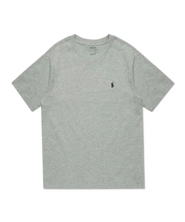 Футболка с коротким рукавом, круглая горловина, Polo Ralph Lauren Children, серый