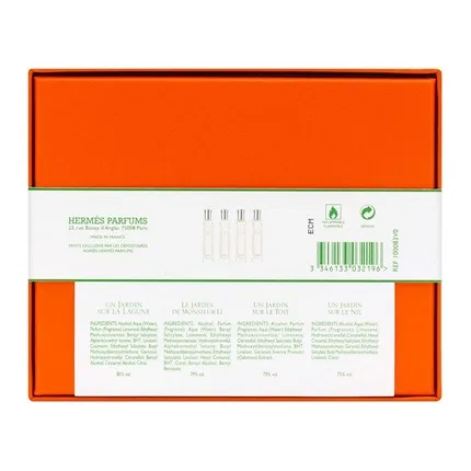 Набор парфюмерный Hermes La Collection Des Parfums Jardins, 4 предмета