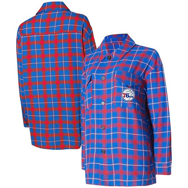 

Женская ночная рубашка boyfriend Philadelphia 76ers royal/red College Concepts
