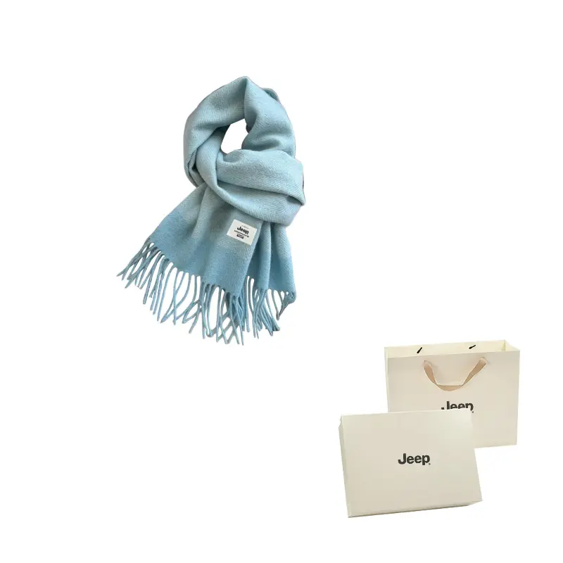 

Вязаный шарф Unisex Jeep, wool stripes светло-зеленый