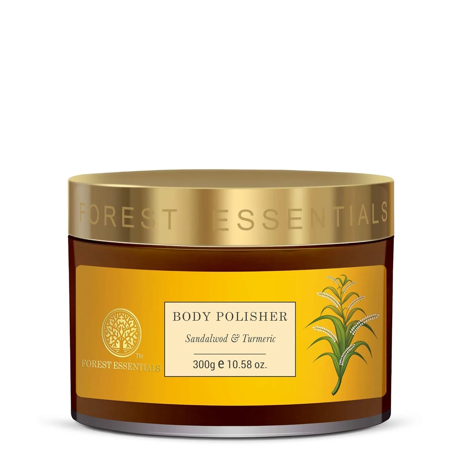 Скраб для тела Sandalwood and Turmeric, Forest Essentials, 300 мл, Sandalwood — фото 2