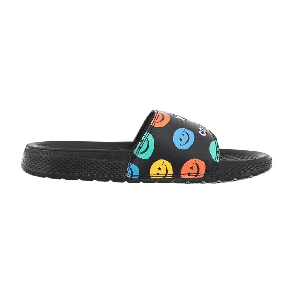 Детские сланцы Converse Slide Much Love Graphic, черные — фото 4