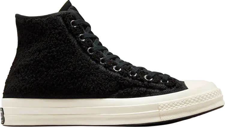 

Кроссовки Converse Chuck 70 Varsity High Black Sherpa, черный