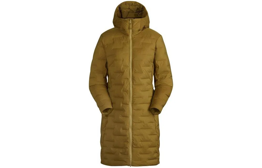 Женское пуховое пальто с длинным рукавом Kole Arcteryx, Antumn Leaves Yellow/Wavelength