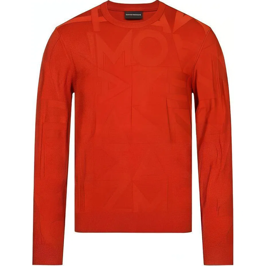 Мужской свитшот с круглым вырезом Emporio Armani, Red