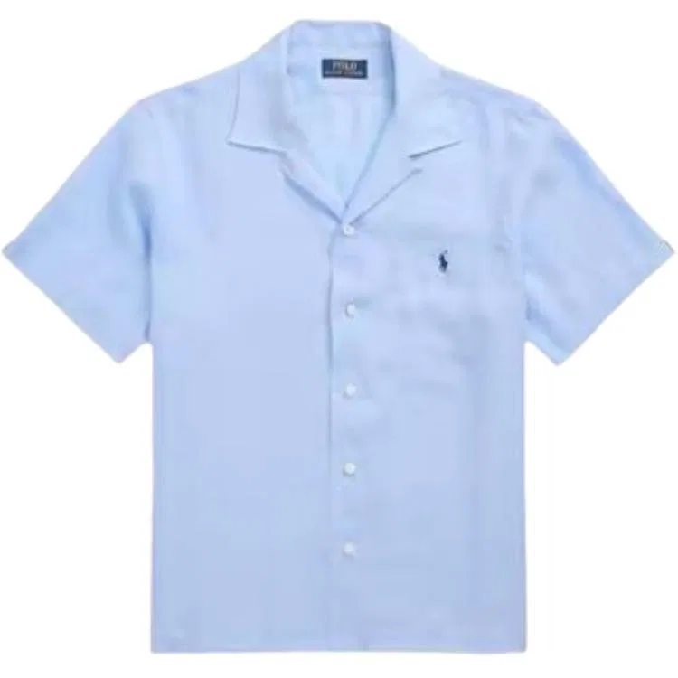Мужская рубашка поло с воротником Polo Ralph Lauren, Blue